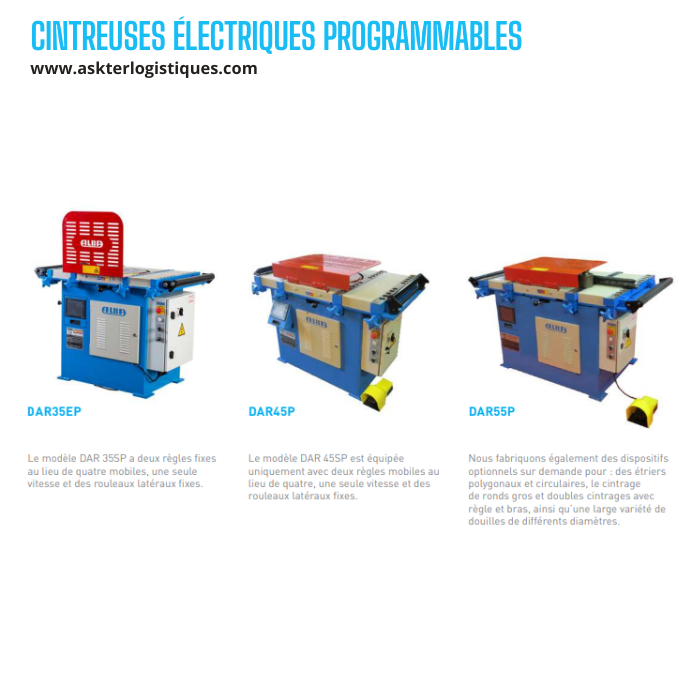 CINTREUSES ÉLECTRIQUES PROGRAMMABLES