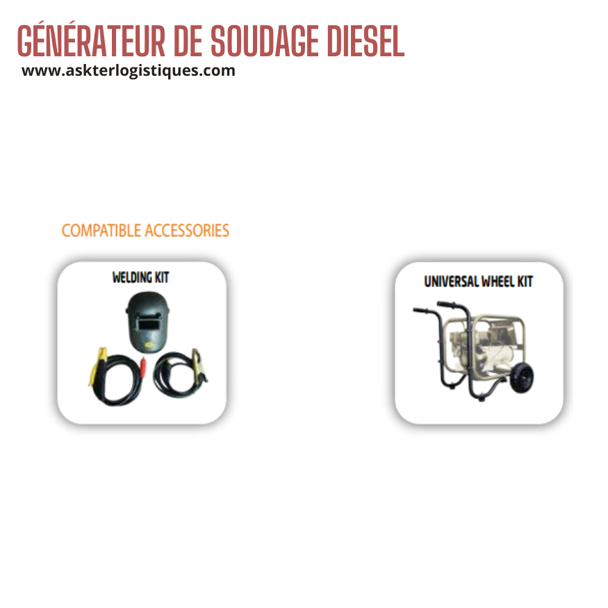 GÉNÉRATEUR DE SOUDAGE DIESEL