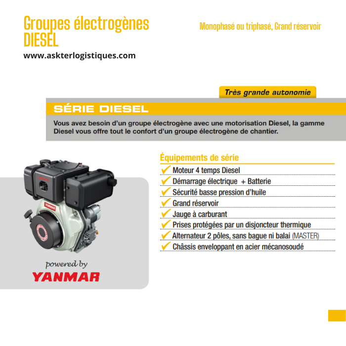 Groupes électrogènes DIESEL