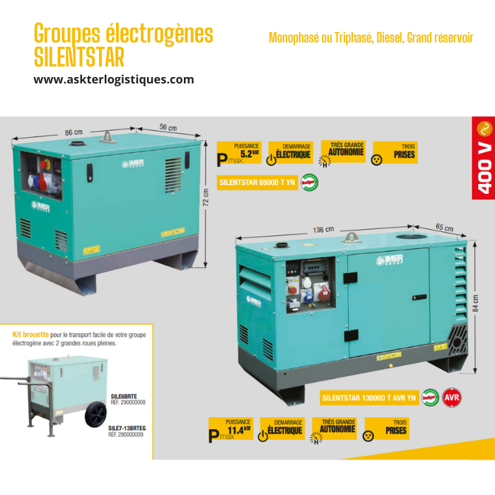 Groupes électrogènes SILENTSTAR