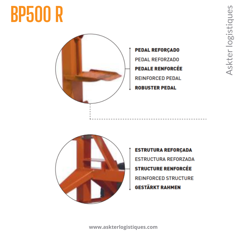 BP500 R - BÉTONNIÈRE PROFESSIONNEL TRACTABLE