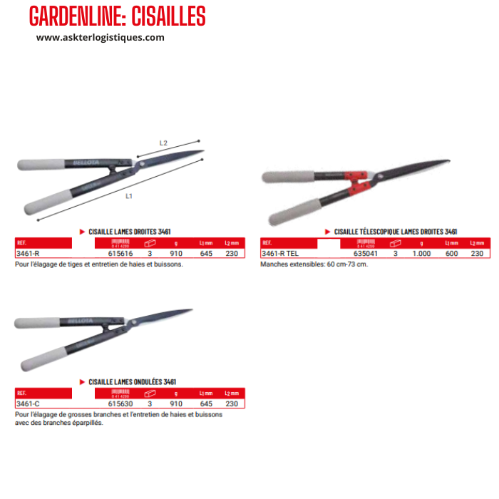 GARDENLINE: CISAILLES