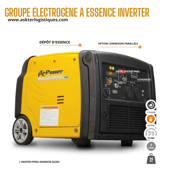 GROUPE ÉLECTROGÈNE À ESSENCE INVERTER