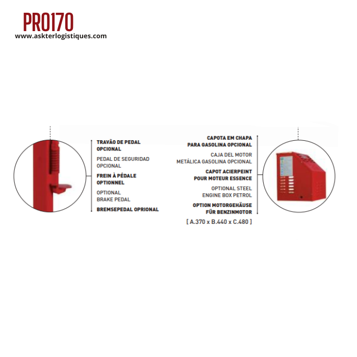 PRO170 - BÉTONNIÈRE PROFESSIONNEL