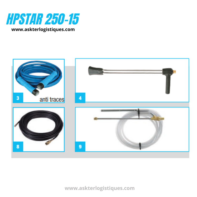 HPSTAR 250-15 - Nettoyeurs Haute Pression Moteur à essence