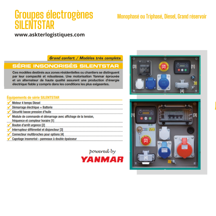 Groupes électrogènes SILENTSTAR