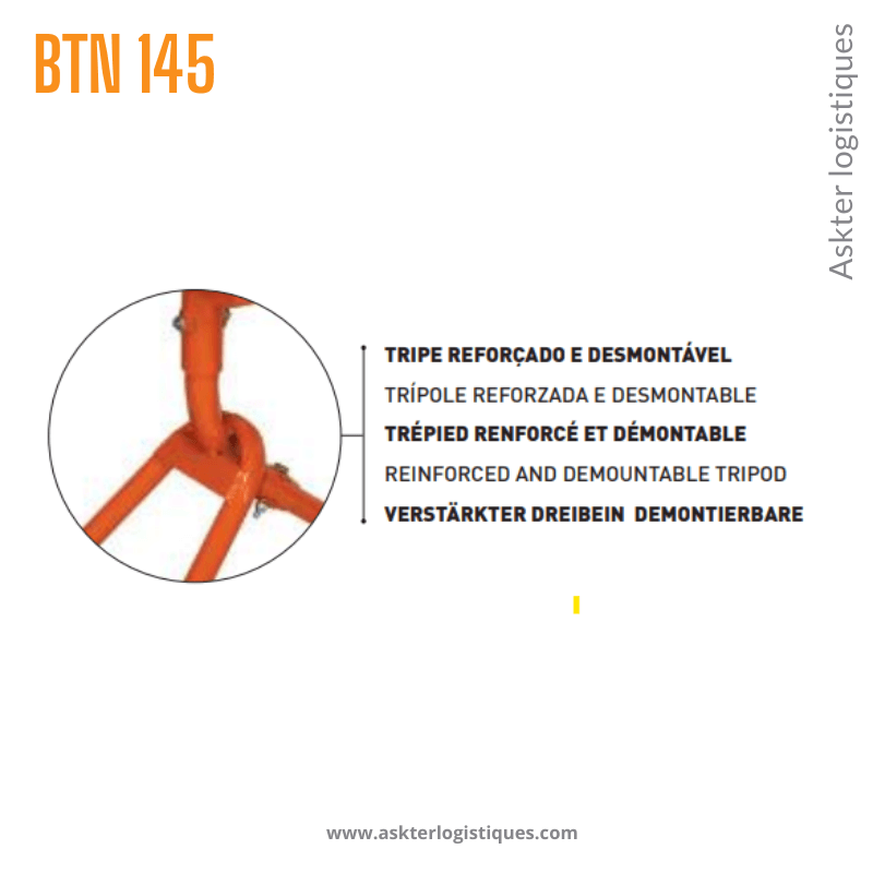 BTN 145 - BÉTONNIÈRE TRÉPIED