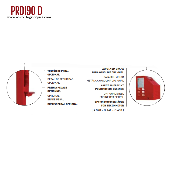 PRO190D - BÉTONNIÈRE PROFESSIONNEL