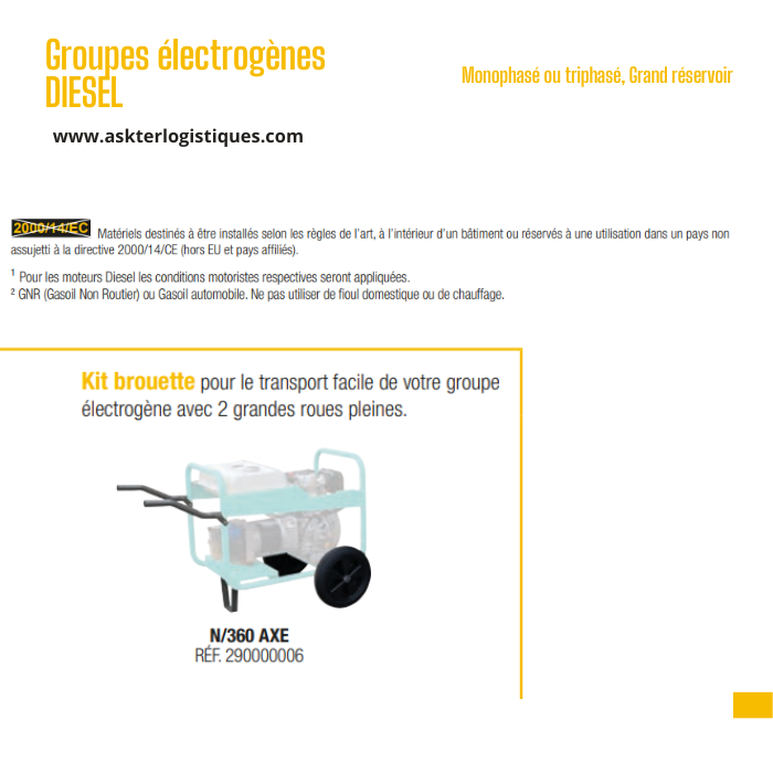 Groupes électrogènes DIESEL