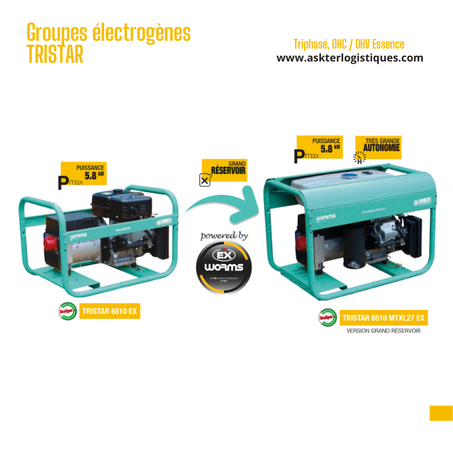 Groupes électrogènes TRISTAR