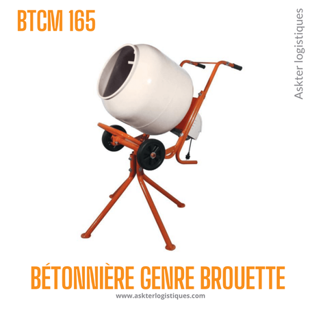 BTCM 165 - BÉTONNIÈRE GENRE BROUETTE