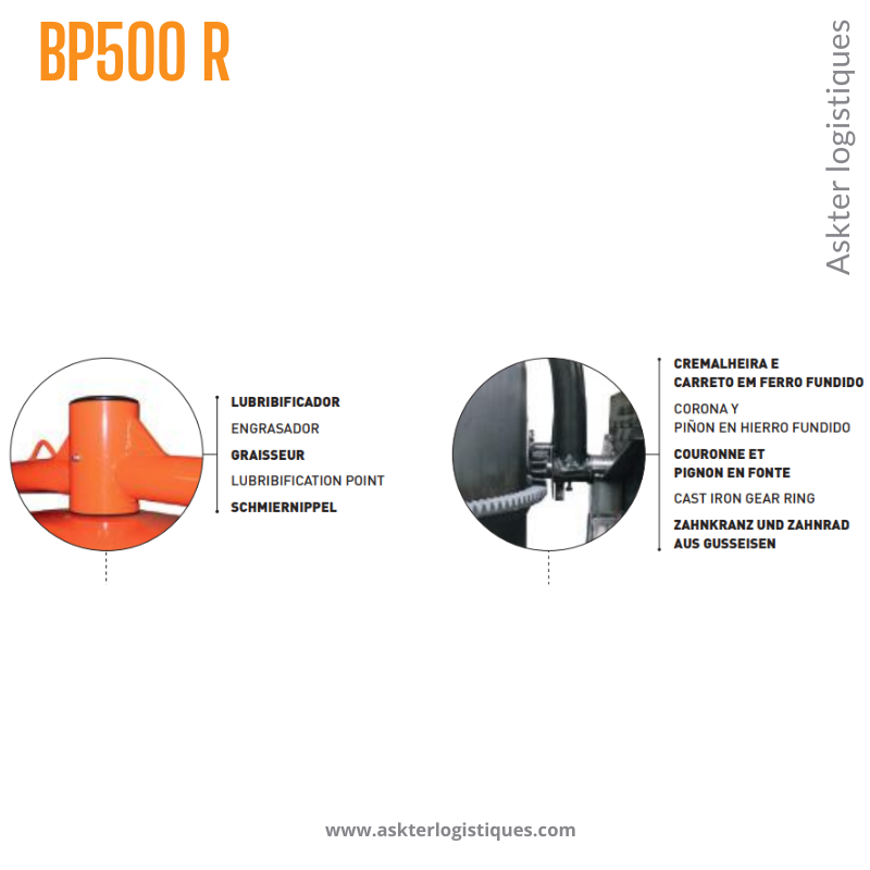 BP500 R - BÉTONNIÈRE PROFESSIONNEL TRACTABLE