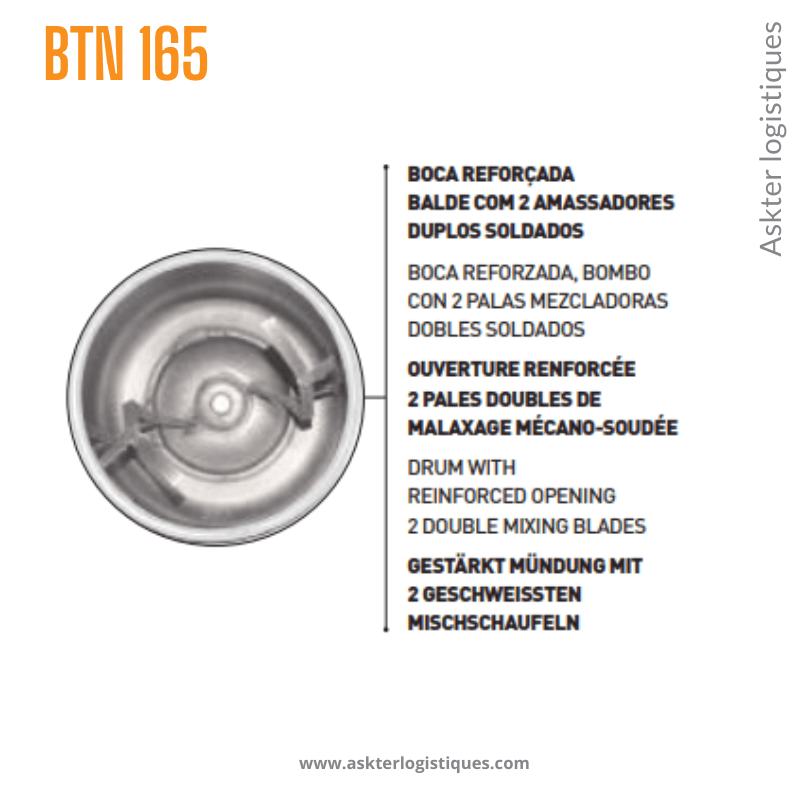 BTN 165 - BÉTONNIÈRE TRÉPIED