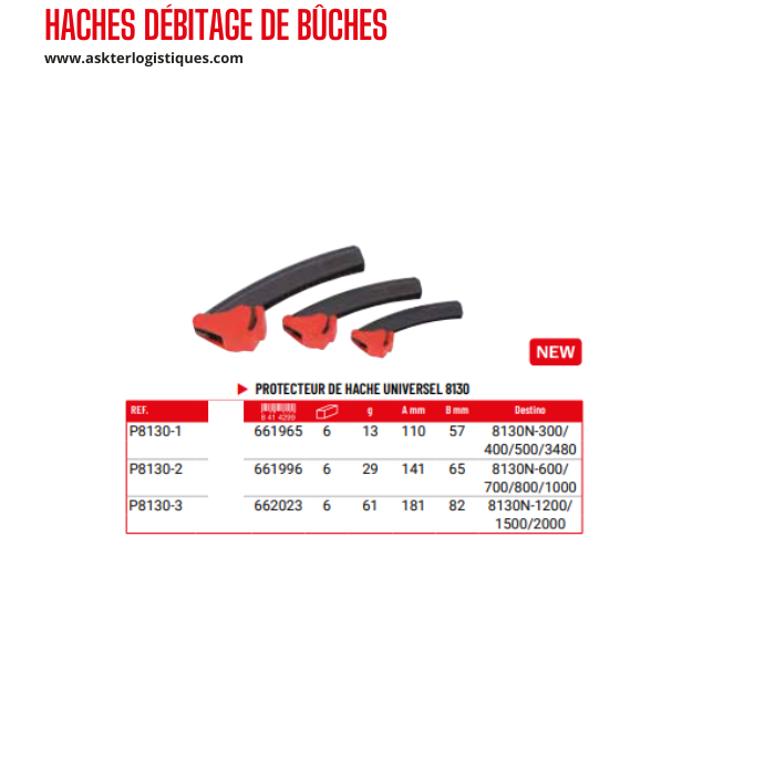 HACHES DÉBITAGE DE BÛCHES