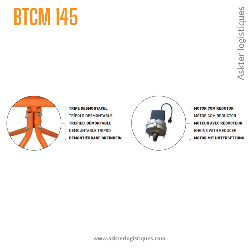 BTCM 145 - BÉTONNIÈRE GENRE BROUETTE