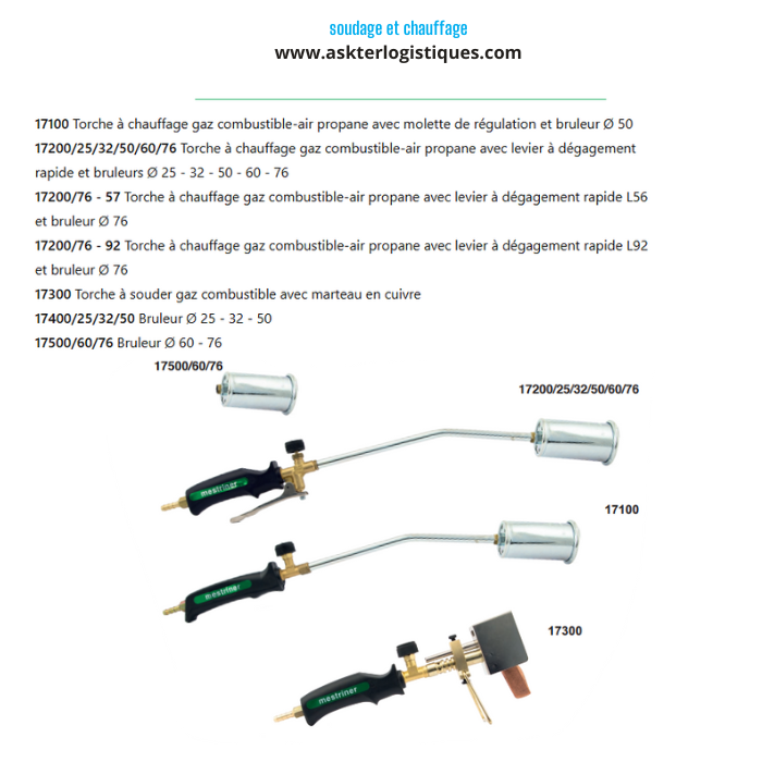 soudage et chauffage