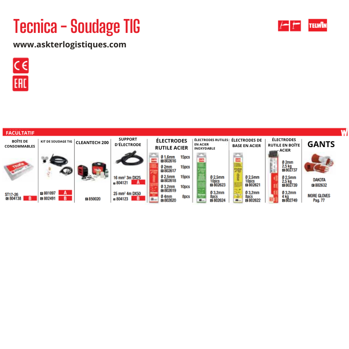 Tecnica - Soudage TIG