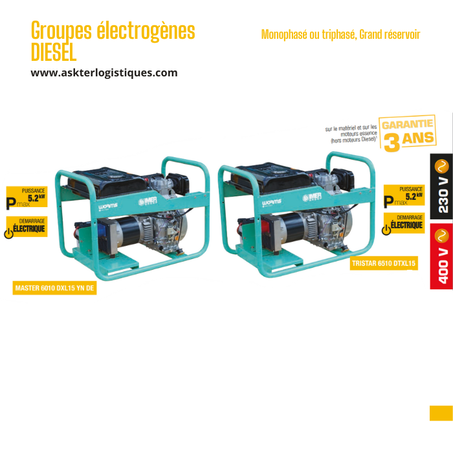 Groupes électrogènes DIESEL