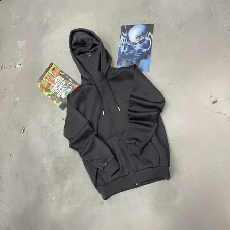 Sweat à capuche Ninja Noir