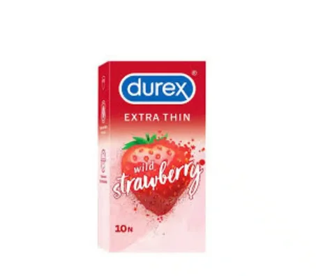 Durex préservatif Boite de 12- fraise .