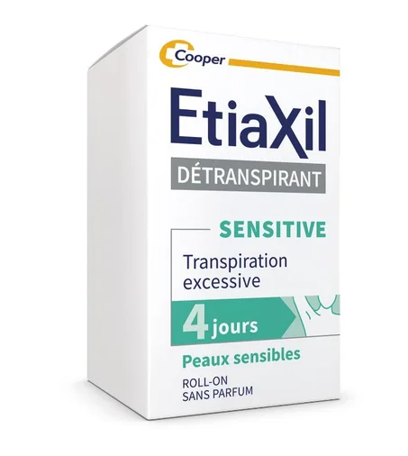 Etiaxil Détranspirant Transpiration Excessive Peau Sensible Roll-on 15ml
