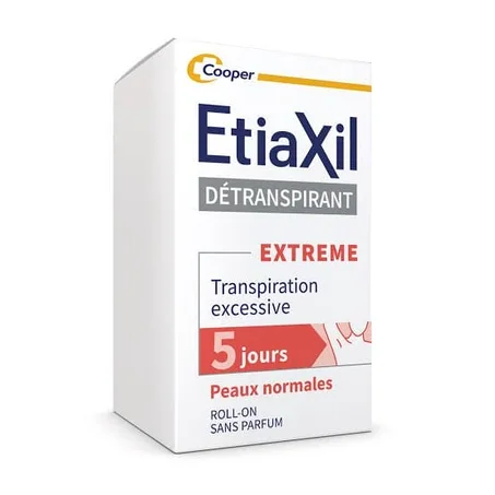 ETIAXIL -DETRANSPIRANT AISSELLES PEAUX NORMALES ROLL-ON 15ML ETIAXIL