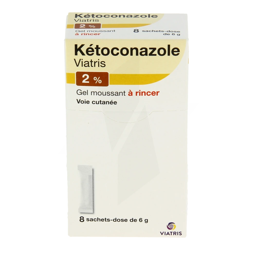 ketoconazol 2% gel moussant