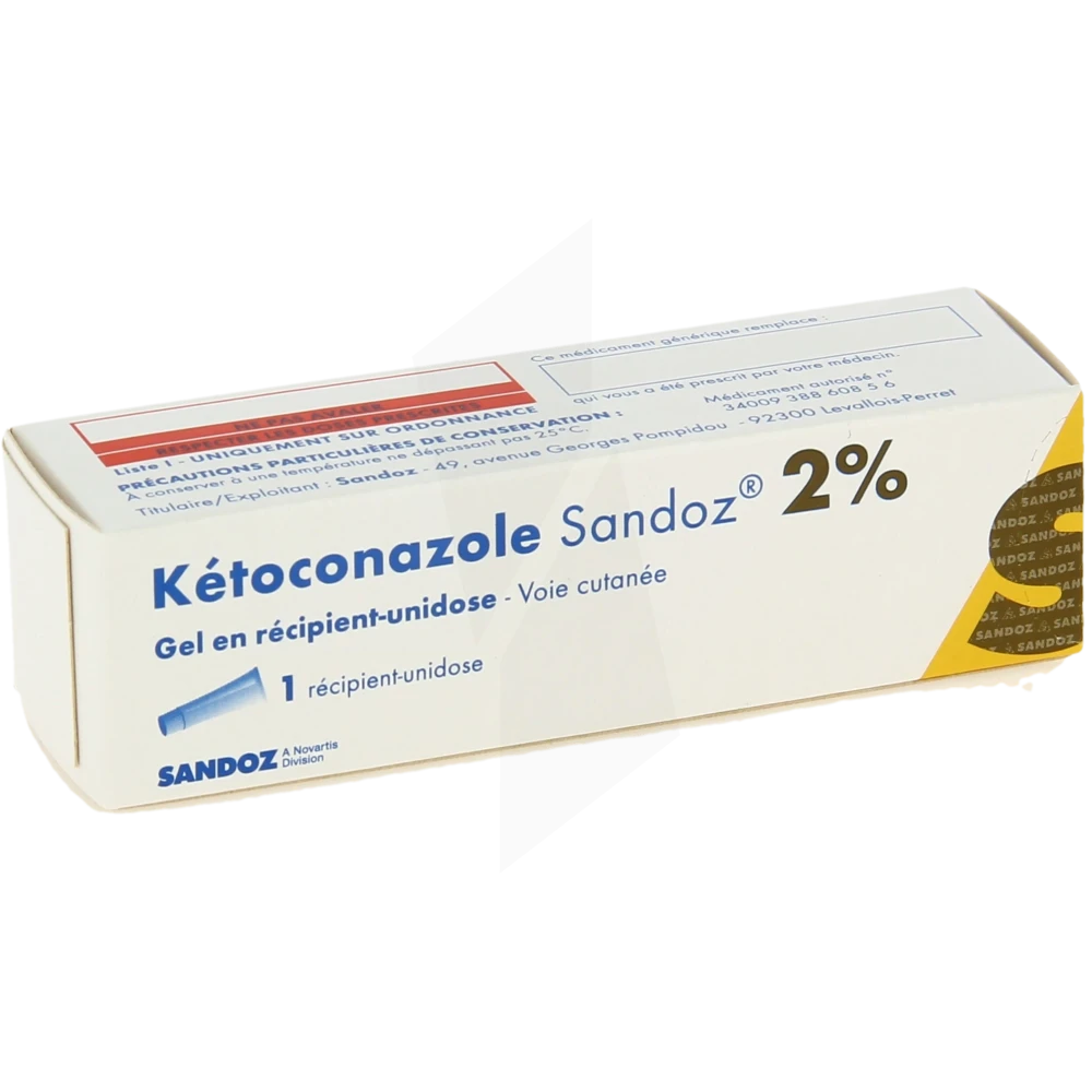 ketoconazol gel 2%