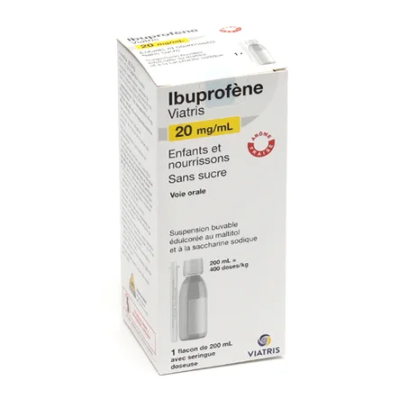 Ibuprofene sirop 20mg/ml