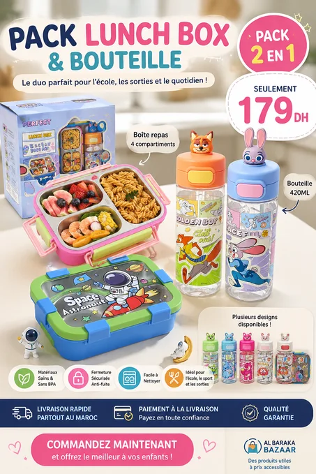 Pack Lunch Box & Bouteille