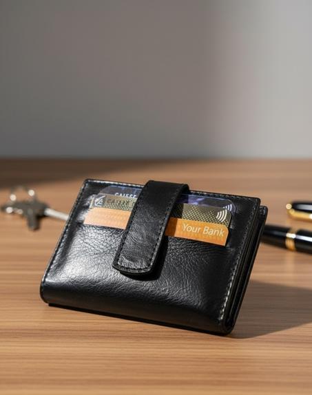 Portfeuille Vrai Cuir