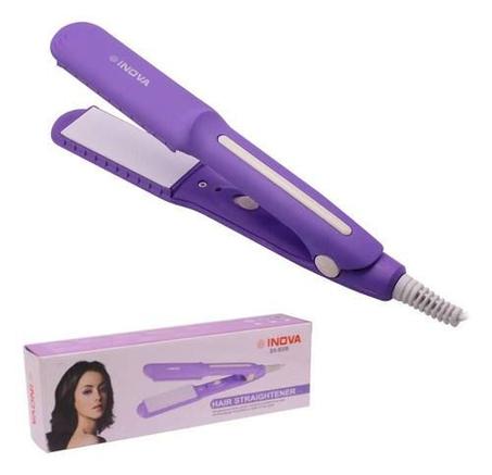 مكواة فرد الشعر السيراميكية 220 فولت بنفسجي