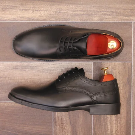 DerbyC5 Richelieu Classique Cuir véritable
