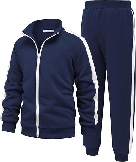 Arshiner Conjunto deportivo de 2 piezas para niños de 5 a 13 años