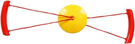 BESPORTBLE Mejore los niños y niñas fitness niños y niñas polea de pared expansor de pecho primavera ejercitador de tensión bola juguete aleatorio