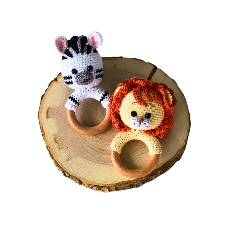 Safari Buddies Teether Set