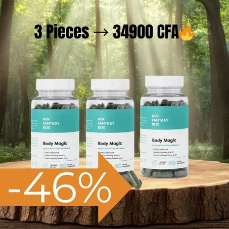 Les capsules de chlorophylle éliminent les odeurs corporelles