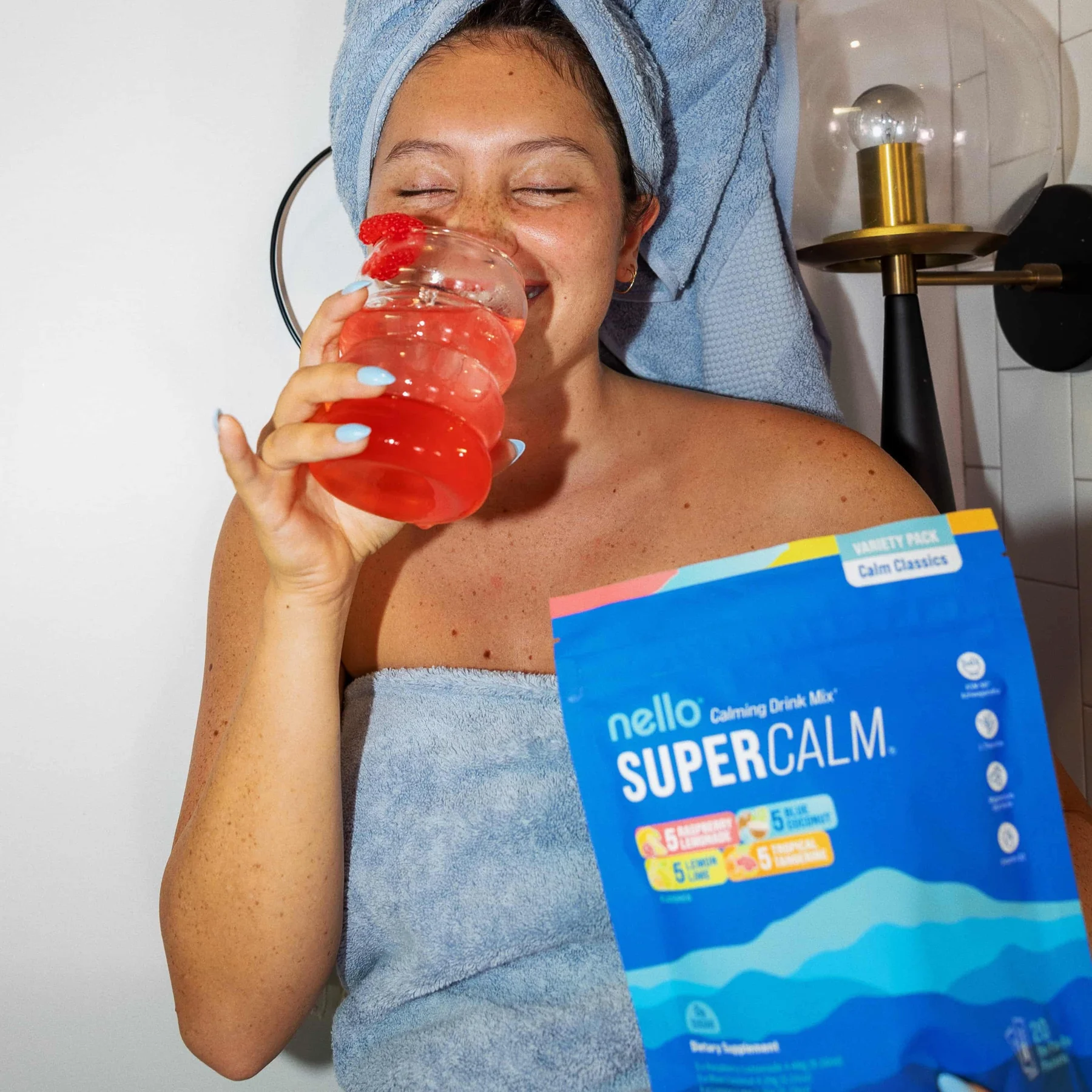 SUPERCALM Powdered Drink - Multi-vitamine, Supplements for Relaxation & Focus