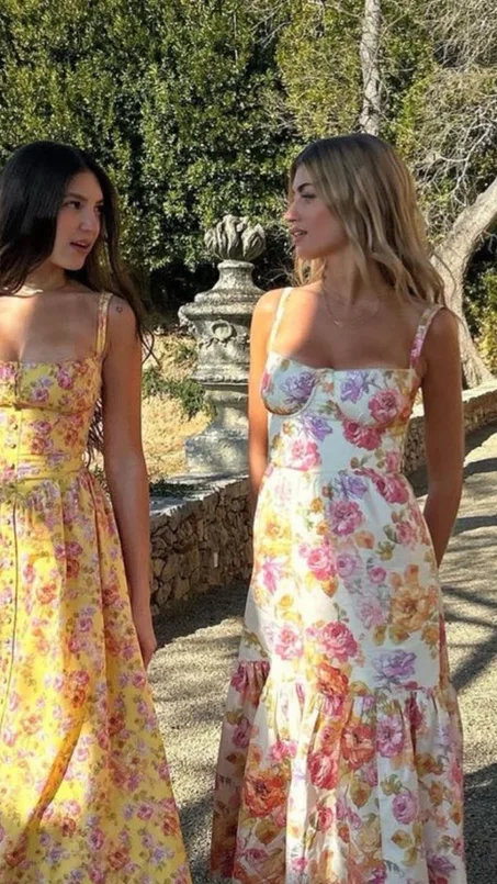 Robe Midi Fleurie