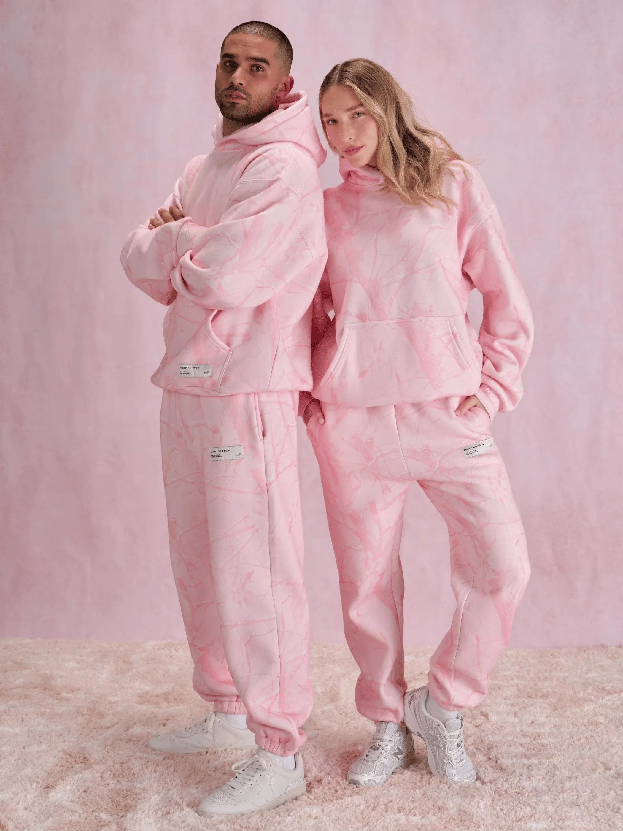 Hoodie Camouflage Rose