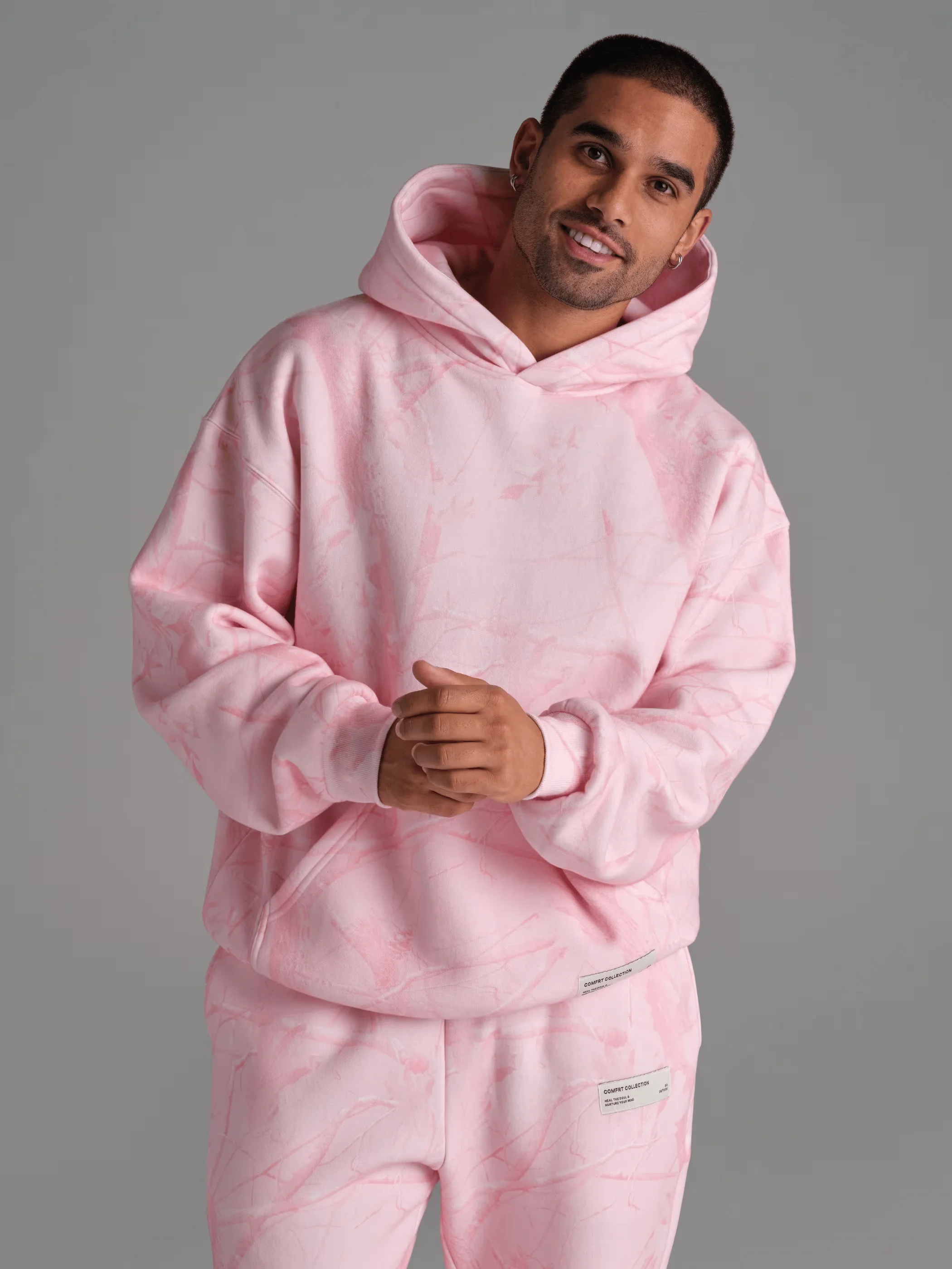 Hoodie Camouflage Rose