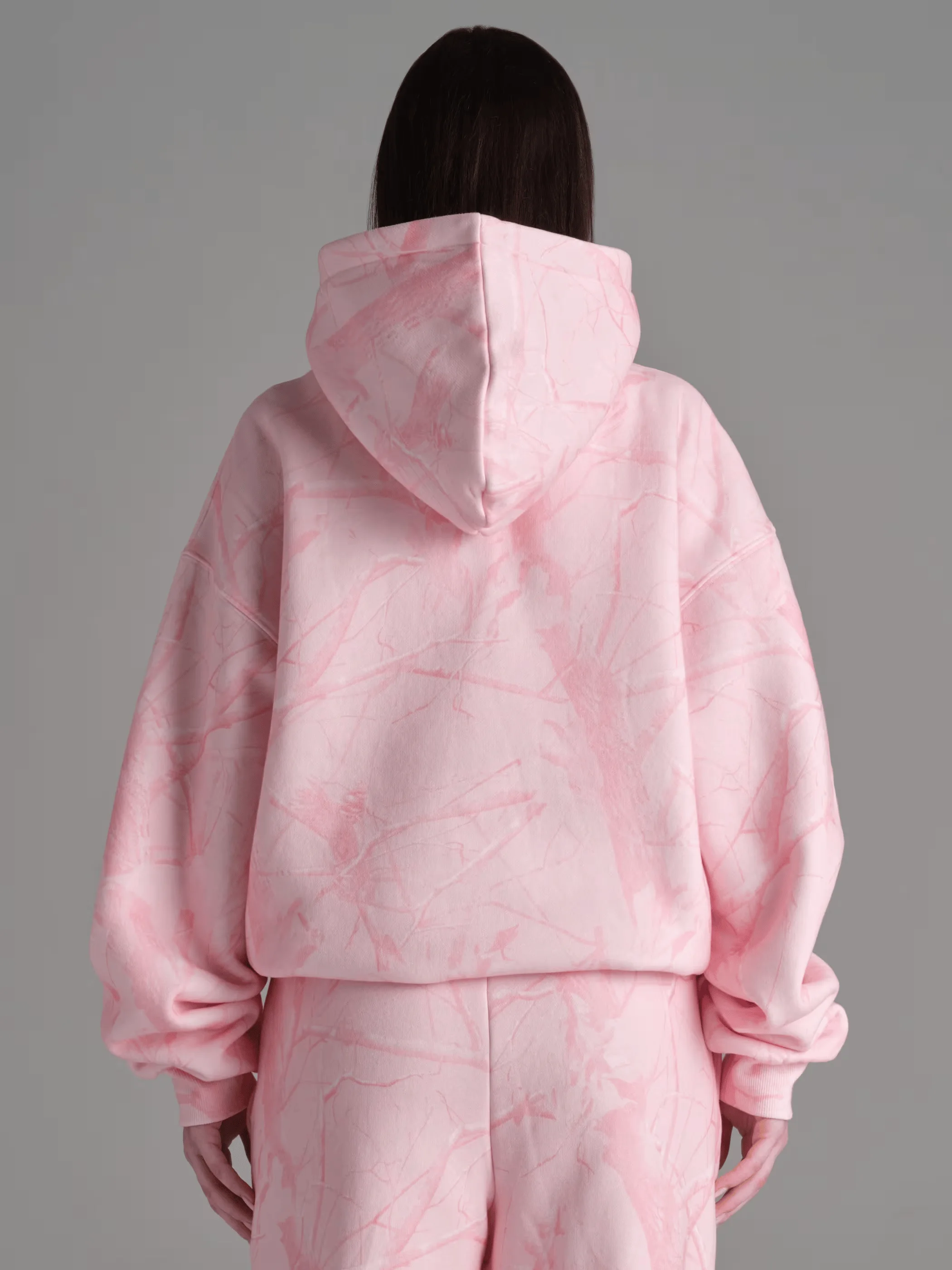 Hoodie Camouflage Rose