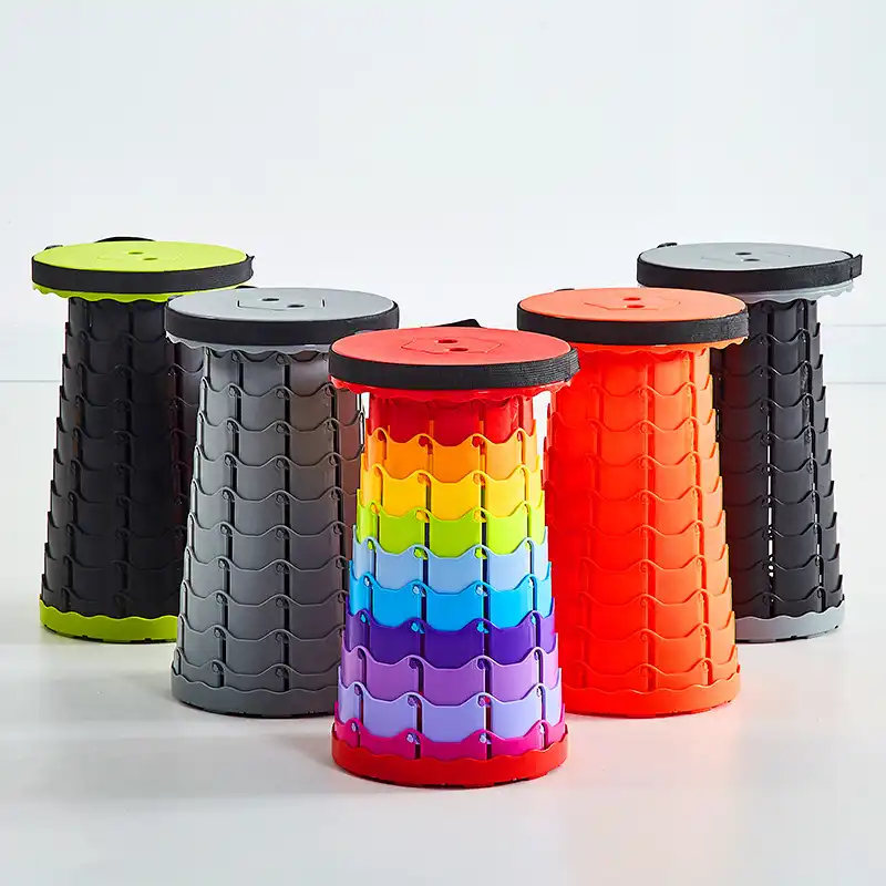 كرسي تبسيط بلاستيكي قابل للطي – خفيف ومحمول للتخييم والصيد