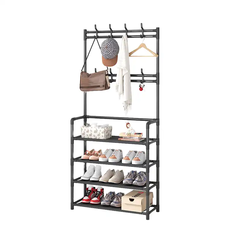 حامل أحذية وقبعات بـ 4 طبقات – تصميم عملي وبسعر اقتصادي