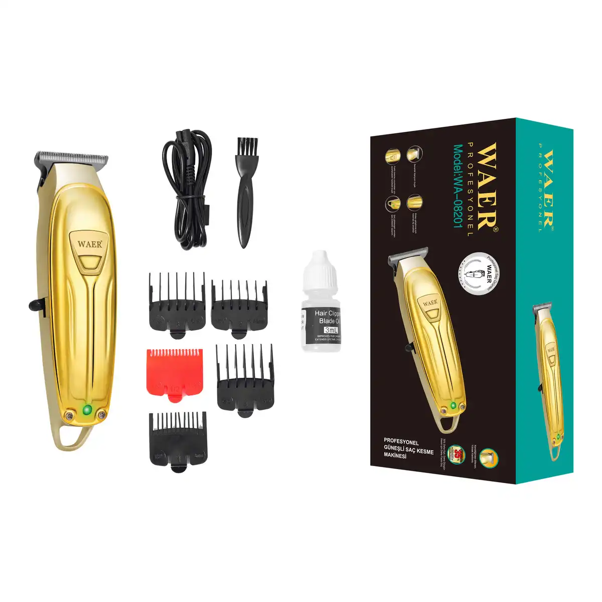 ماكينة إزالة شعر – قابلة للشحن بتقنية 3D وفولاذ مقاوم للصدأ