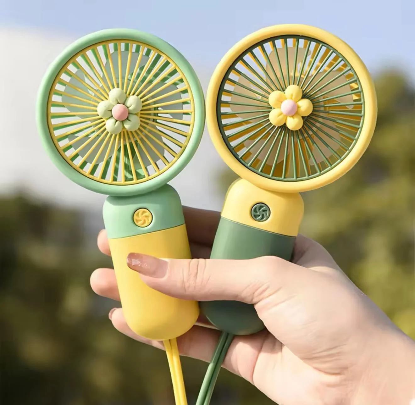 مروحة التبريد المحمولة