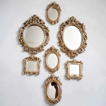 ensamble 7 miroirs style vintage