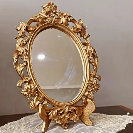 Miroir style vintage avec support 40*27cm