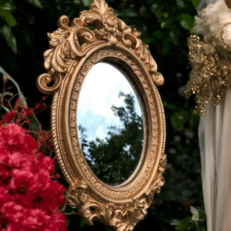 Miroir style nordique vintage 25cm