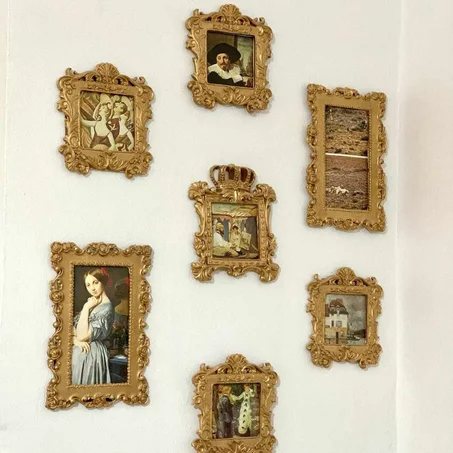 ensamble cadre photo 7 pieces vintage